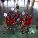 Notre equipe d'hotes prets pour le show...