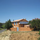La maison vue de la route
