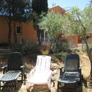 Devant le gîte "Terra"