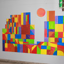 Schuljahr 2012/13 "Burg und Sonne" nach Paul Klee