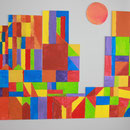 Wandgestaltung nach einem Bild von Paul Klee