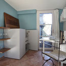Casa Lumina, studio kitchenette with dining table 