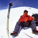 ... zu unserem Rucksackdepot am Breithorn.