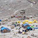 © Christoph Haas / Makalu 2010; Im Hillary-Basecamp.