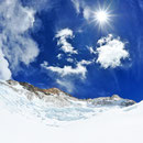 © Christoph Haas / Makalu 2010, Blick zum Makalu La vom (damaligen) Lager 1 aus.