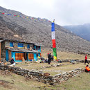 © Christoph Haas / Makalu 2010; Die Hütte Langmale.
