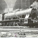 Spanish period train from the 1930s