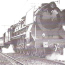 Spanish period train from the 1930s