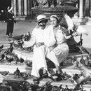 Delia and Meher Baba ar St. Marks, Venice