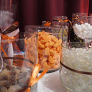 Sur le pont des arts - MAriage Blanc Orange et Marron