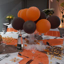 Sur le pont des arts - MAriage Blanc Orange et Marron