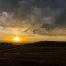 Orsingen - Sonnenuntergang