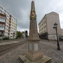 Postmeilensäule am Oberen Tor - Zwickau