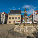 Halberstadt - Brunnen und Bürgerbüro