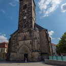 Margarethenkirche mit Katze - Gotha
