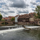 Nürnberg - Kaskade und Maxbrücke