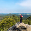   Ausblick am Carolafelsen - So alt wie die Zeit, und das Gebirge ist auch nicht jung - NP Sächsische Schweiz