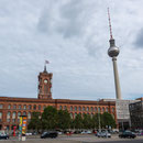Rotes Rathaus und Fernsehturm - Berlin
