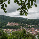 Heidelberg - Schloss und Stadt vom Philosophenweg