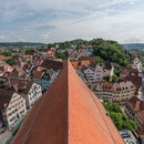 Tübingen - Blick vom Kirchturm, St Johannes-Kirche