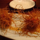 Crevettes et sauce yuzu