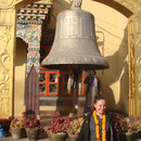 Tout près du stupa