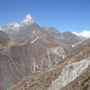 La vallée que nous avons remontée