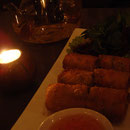 Nems crevettes et bananes