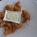 Les crevettes panées