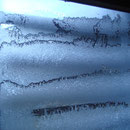 Les vitres le matin...