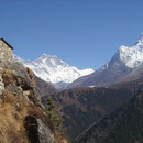 Dernière vue sur l'Everest