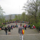 Am Hermannsdenkmal noch ziemlich leer