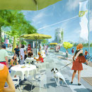 Visualisierung der Seepromenade aspern Seestadt | copyright: schreinerkastler / Wien 3420 AG