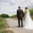 Brautpaar Weinberge Hochzeit Franken