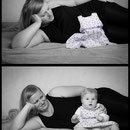 Babybauch vorher nachher