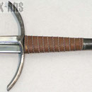 GB008 épée une main Single handed sword ground blade, hilt decorated with wire, blade length 80-82cm, weight 1.5kg, colour of hilt by request Prix: 189 €