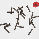 RIVETS ACIER Référence d'achat GDFB/RI/006 S -Tête/head: 6,25 mm - épaisseur/body: 3,75 mm- Longueur/Length: 22,5 mm Paquet de 100/Packet of 100 pcs: 7 €  stock: 3 x 100 pièces