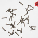 RIVETS ACIER Référence d'achat GDFB/RI/010 S-Tête/head: 5 mm - épaisseur/body: 3 mm- Longueur/Length: 18,5 mm Paquet de 100/Packet of 100 pcs: 5,50 €  stock 3x 100 pièces