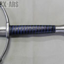 Réf.:GM048 One-and-a-half handed sword forged blade, blade length 89cm, total length 113cm, blade width 3.5cm, weight 1.5kg Prix: 205 €