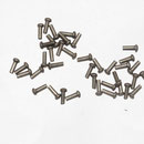 RIVETS ACIER Référence d'achat GDFB/RI/008 S-Tête/head: 5 mm - épaisseur/body: 3 mm- Longueur/Length: 11,5 mm Paquet de 100/Packet of 100 pcs: 4,50 € en stock:5x100 pièces