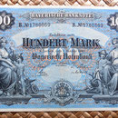 Alemania 100 marcos 1900 Bayerische Bank anverso