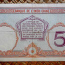 Polinesia francesa 5 francos 1927 pk. 11c reverso