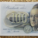 Alemania Occidental 100 marcos 1948 BdL (160x80mm) pk.15a anverso