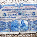 Tanganica alemana 5 rupias 1905 anverso