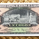El Salvador 1 colon 1964 anverso