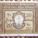 Somalia ocup. italiana 20 somalis 1950 anverso
