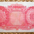 Bahamas 10 shillings 1953 reverso