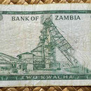 Zambia 2 kwacha 1968 reverso