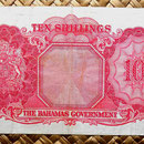 Bahamas 10 shillings 1953 reverso