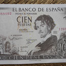 España 100 pesetas 1965 (139x88mm) pk.150 anverso